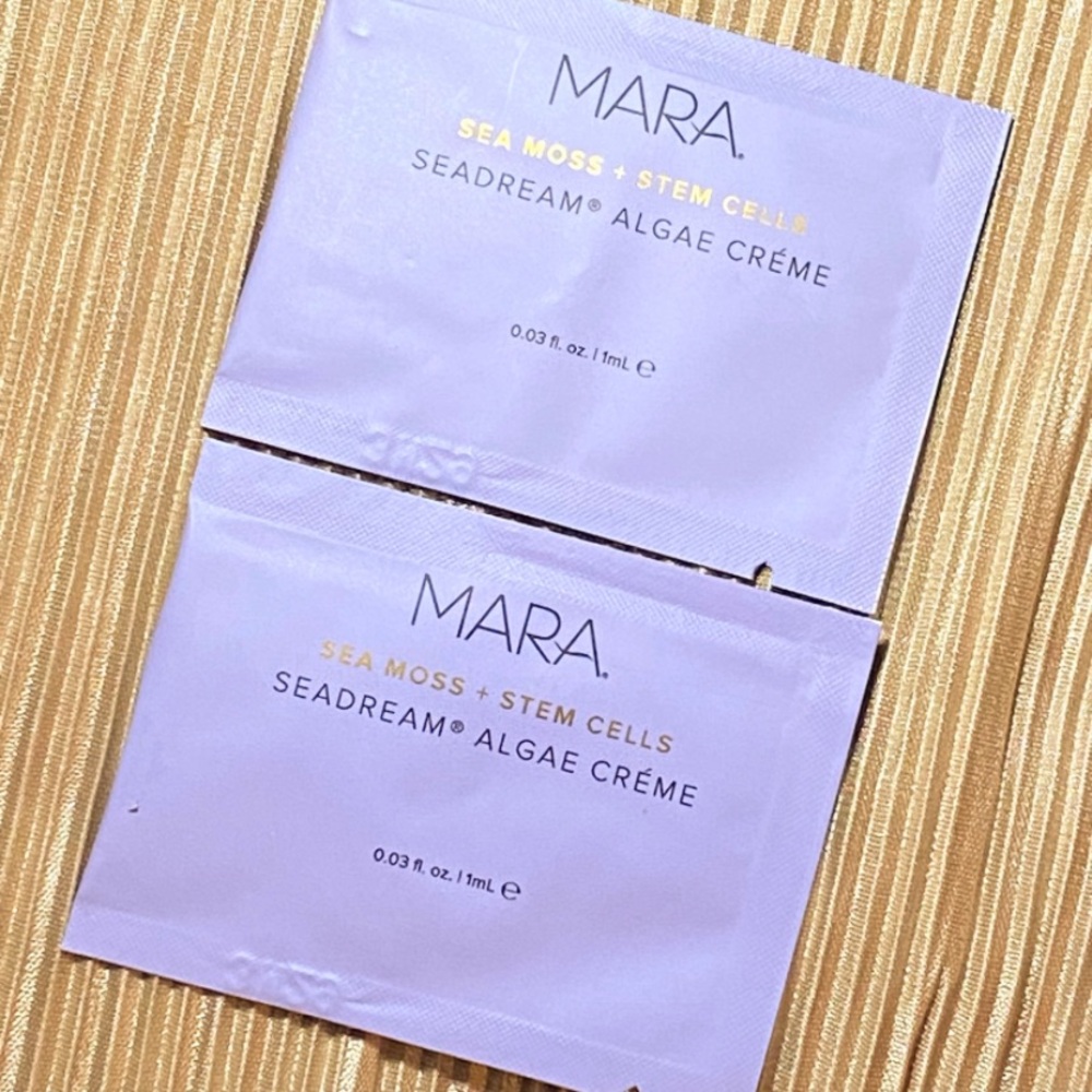2 MARA Sea Moss + Stem Cells Algae Crème Cream 1ml Packets